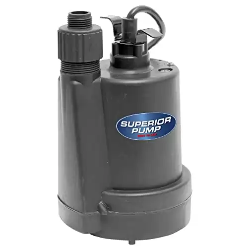 1/4 HP Thermoplastic Submersible Utility Pump