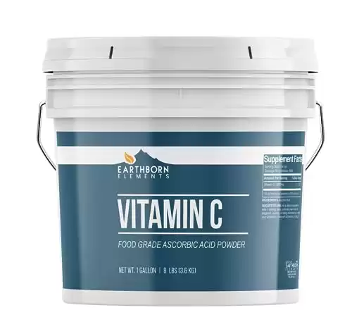 Earthborn Elements Vitamin C Powder (1 Gallon) - Ascorbic Acid